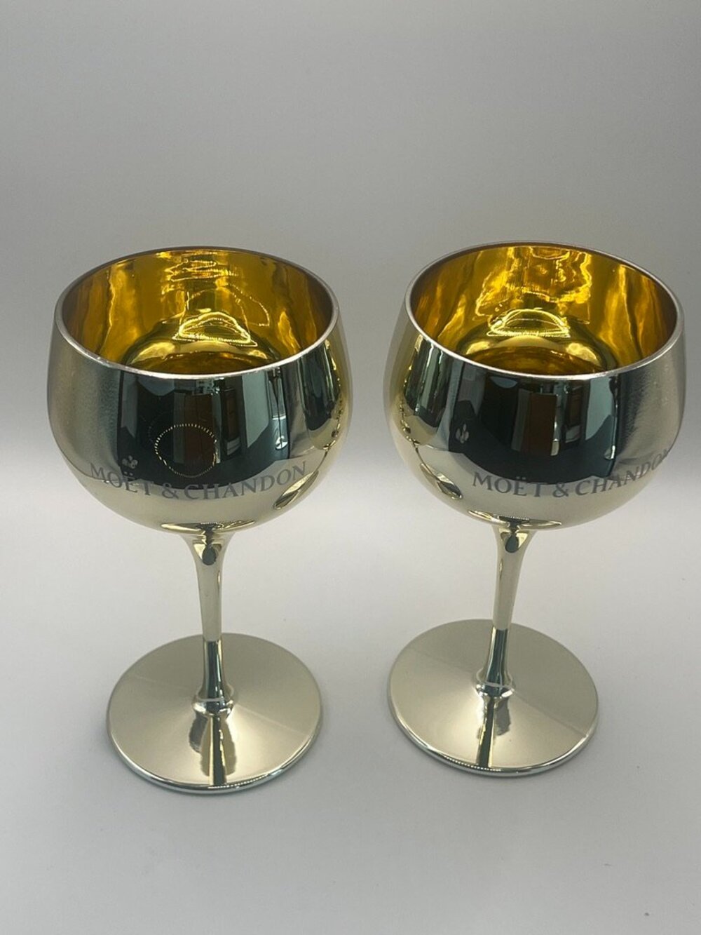 2026 US Open Moët & Chandon Limited Edition Gold Goblets – Set of 2
